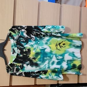 Fun watercolor dress!